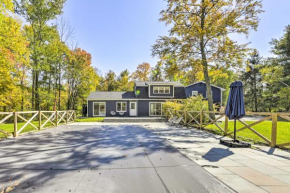 Modern Escape with Fire Pit, Near Lake Waramaug